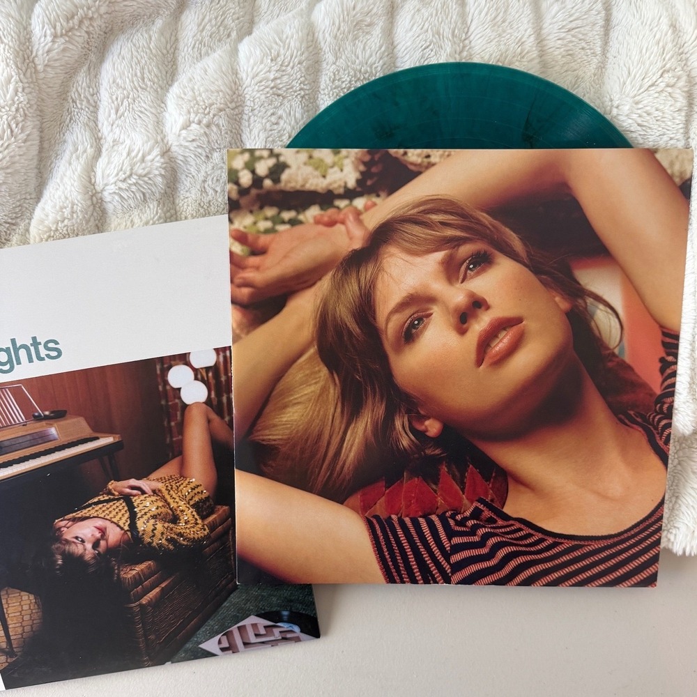 Taylor Swift Midnights Vinyl Jade Green Edition Marbled LP Record
